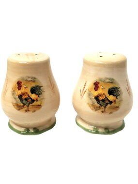 Vintage Gibson Royal Rooster Salt & Pepper Shakers